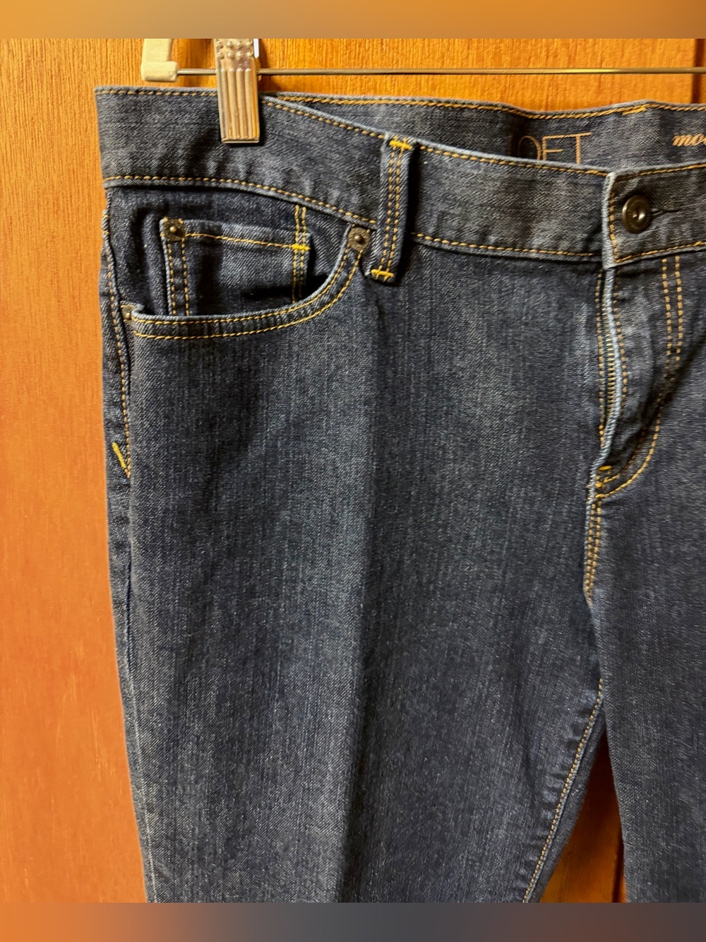 Loft “Modern Slim” Cut Denim Jeans - Picture 4 of 9